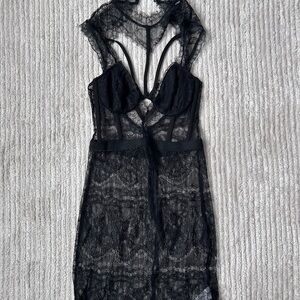 Fashionnova See-Through Lace Dress - tags attached